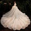 Свадебное платье, новая невеста, французский двор, тяжелая промышленность, звездное небо, большой размер, Mori Dream Super Fairy