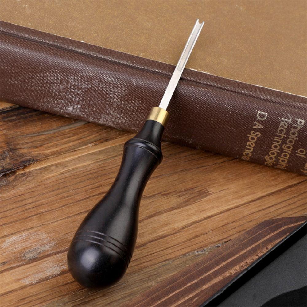 Professional Leather Edge Bevelers Wooden Handle Leather Edge Beveler Belt Makers