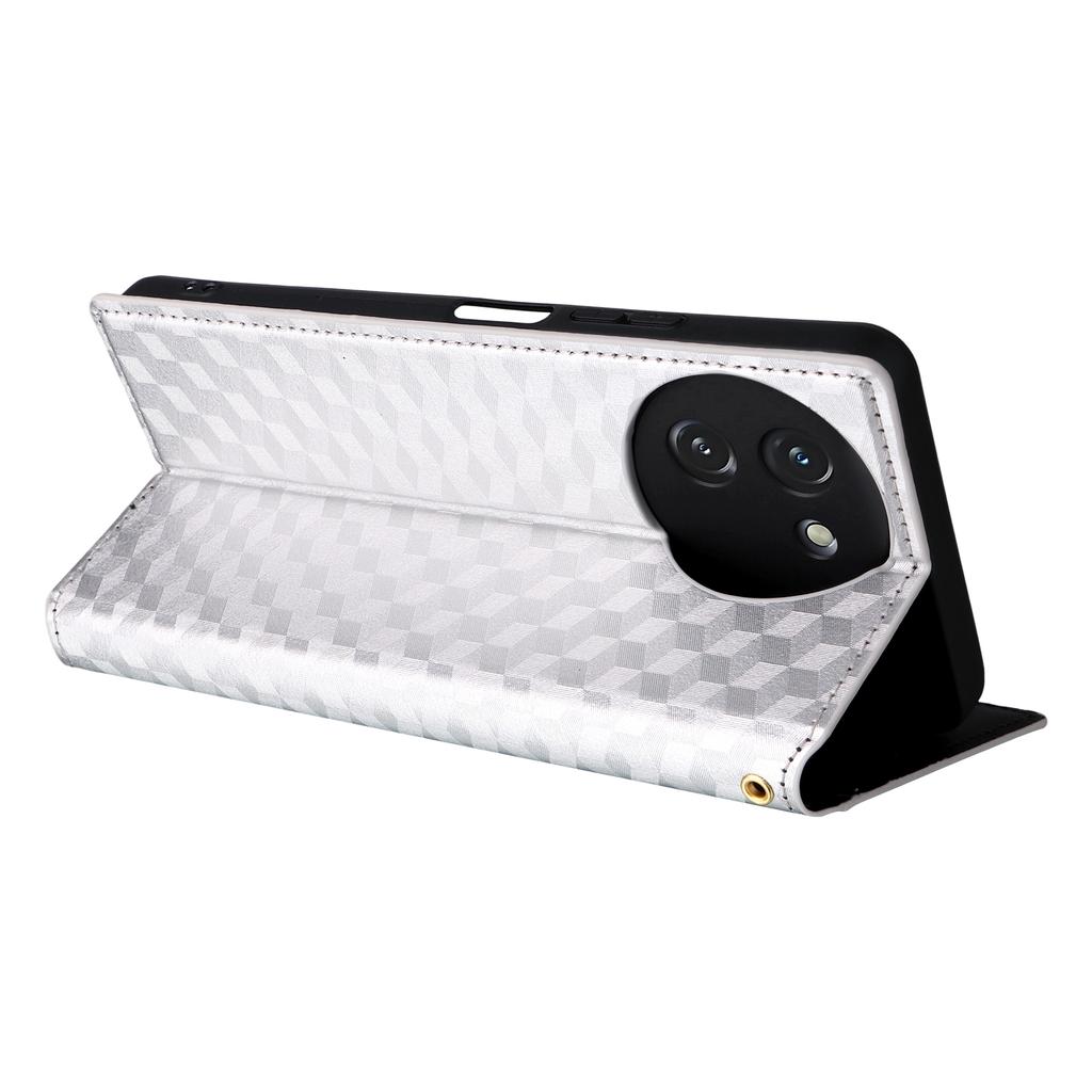 Для Doogee Note 59/Note 59 Pro Чехол-кошелек с ромбовидным тиснением, кожаный чехол для телефона