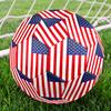 Liberty Statue With American Flag Size 5 Soccer Ball,Indoor/Outdoor Suitable for Training Matches Tournaments Practice Games Perfect Gift for Fan