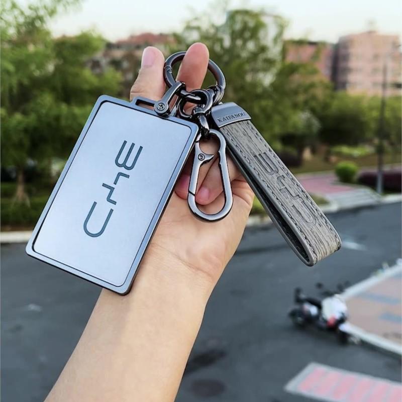 Чехол-брелок из ТПУ для NFC-карты и смарт-ключа автомобиля BYD Atto3 Yuan Tang EV Han Qin Song Plus DMi Dolphin S7 S6 L3 M6 F3 F0