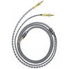 GUCraftsman 7N Single Crystal Copper 7N Single Crystal Silver Braided Headphone Cable Compatible with Sony and 16-Piece + Upgrade/Replacement 4-Pin