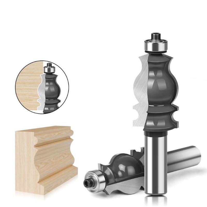 Architectural Molding Router Bit 1/2inch Shank 12mm Shank Tenon Cutter for Woodworking Tools