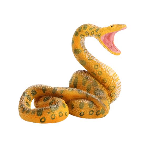 Модель Python Реалистичная Миниатюрная Фигурка ПВХ Твердая Модель Пародия Игрушка Жизнеподобная Фигурка Гигантской Змеи Дикое Пресмыкающееся Животное Модель Подарок на Хэллоуин