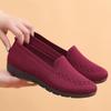 Весенняя и летняя обувь Тканевая обувь Дышащая обувь из сетки Flyknit Обувь на плоской подошве для средней мамы Мелкая обувь