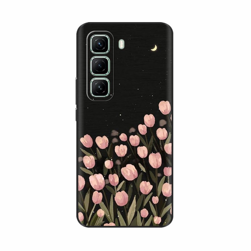 Чехол для Infinix Hot 50 5G 4G Милый узор панды Силиконовая задняя крышка для чехла для телефона Infinix Hot 50 Pro Для Infinix Hot50 Pro Plus