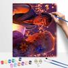 Disney oil painting handmade diy Rapunzel and Flynn lantern night romantic scene gifts home decorations
