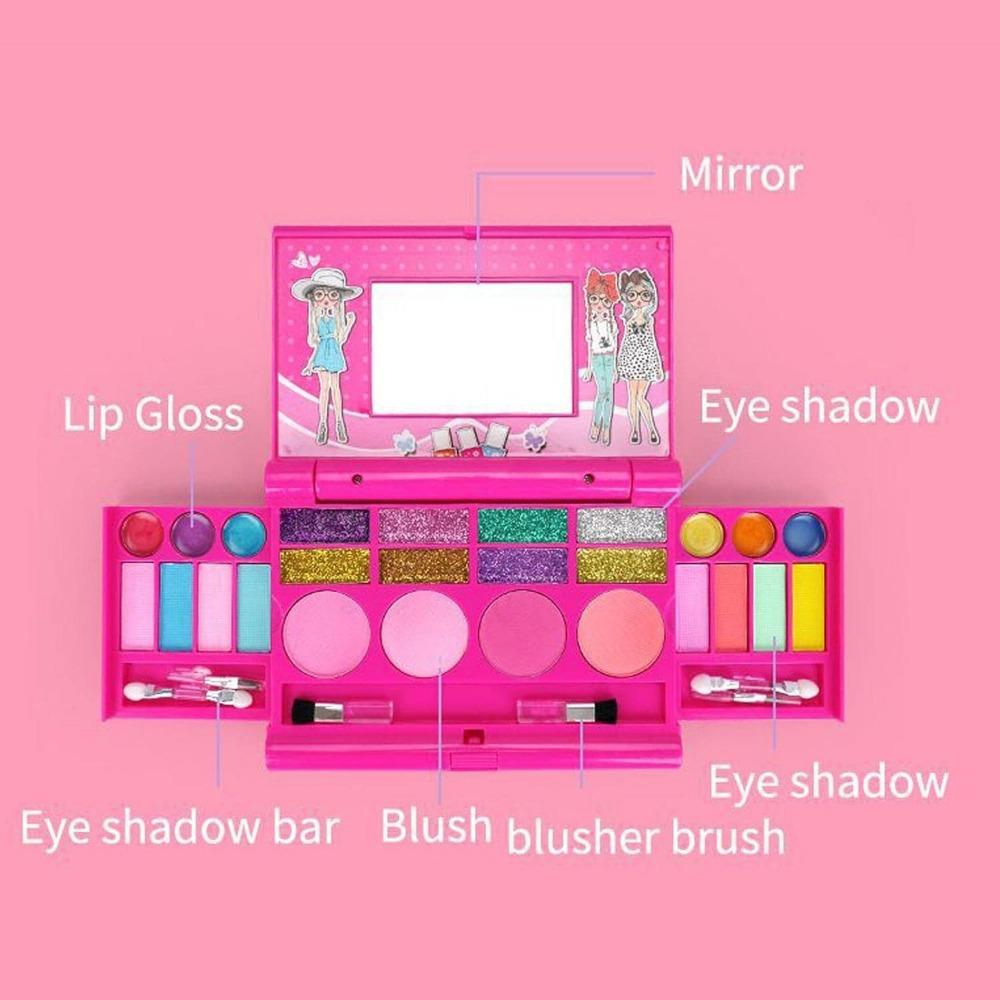 Детский набор для макияжа для девочек, макияж для девочек, набор для макияжа для девочек, подарок на день рождения, Рождество для маленьких девочек