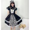 M-XL новая японская одежда Лолиты, одежда горничной, стиль колледжа маленький и свежий косплей COS анимация