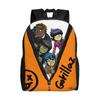 Gorillaz Backpack  Female Polyester Sport Backpacks Print Kawaii School Bags Rucksack