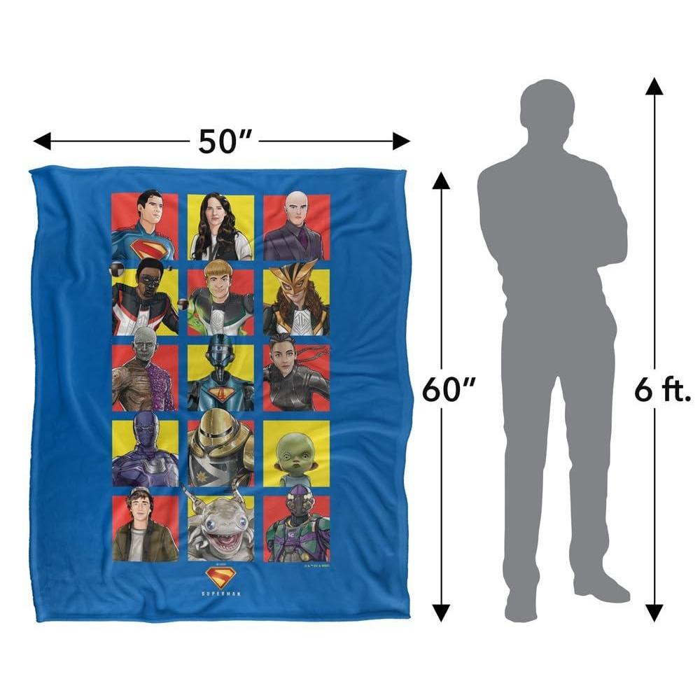 Superman 2025 Character Square Blanket