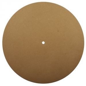MDF Plaque - Rayher - 30cm - Hole for Clock - Brown - 4mm Thick