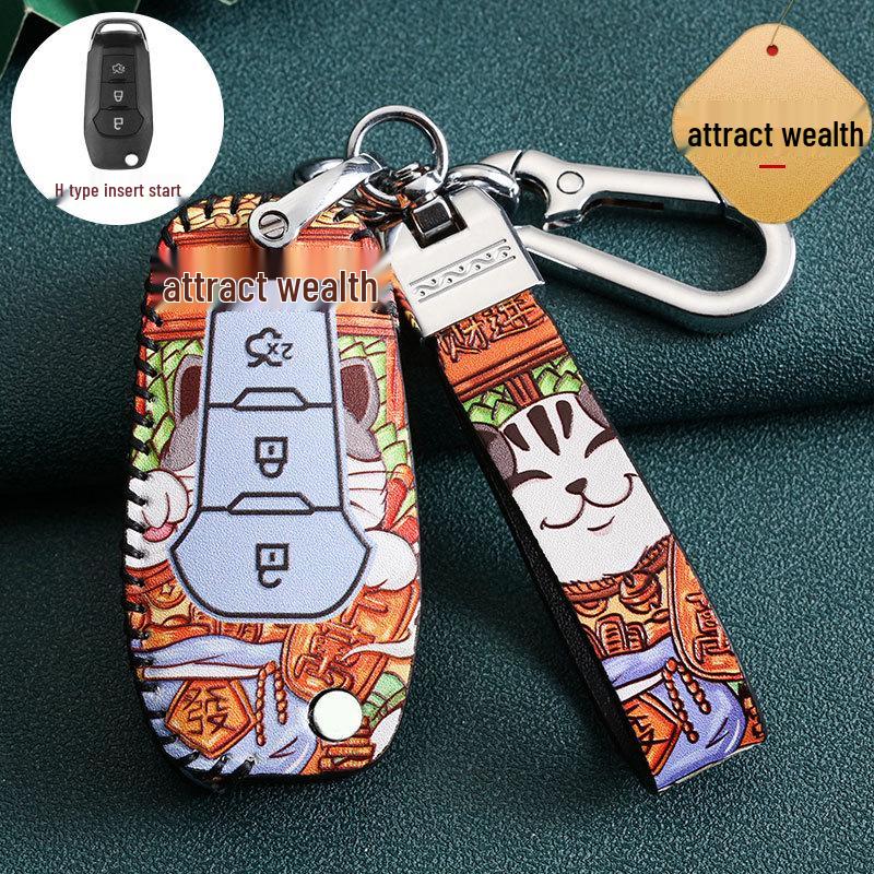 Чехол для ключа Ford для Fiesta, Focus, Kuga, Ecosport, Edge, Mondeo