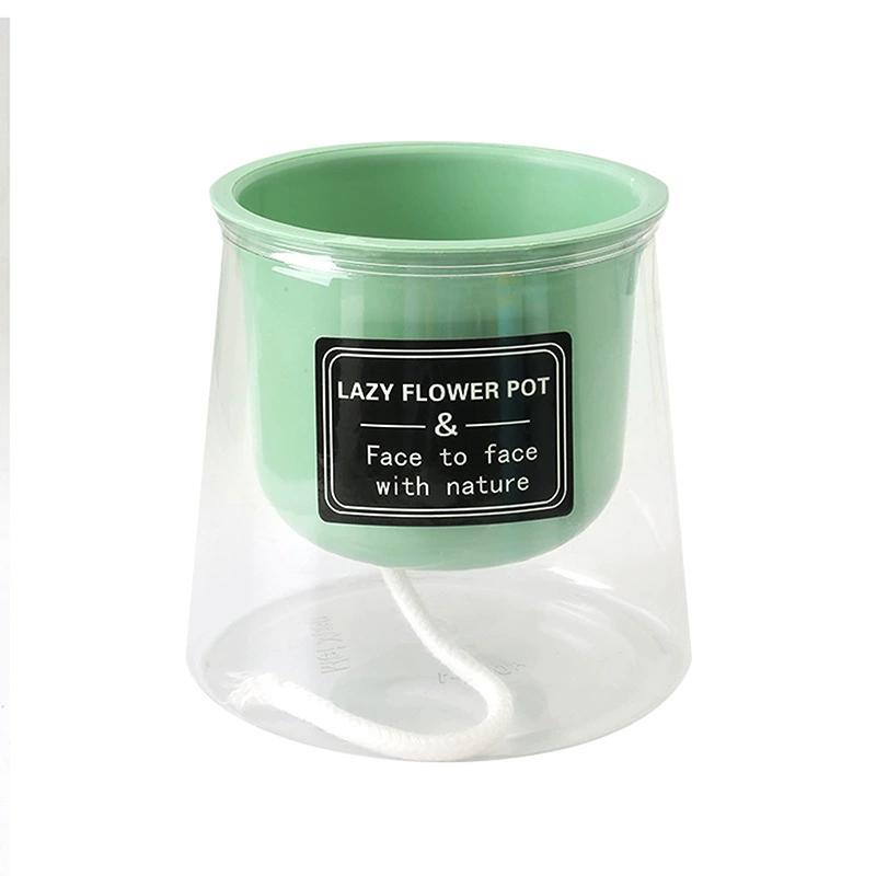 3.93Дюйма Ленивый Автоматический Впитывающий Горшок Горшок Гостиная Балкон Горшок Горшок