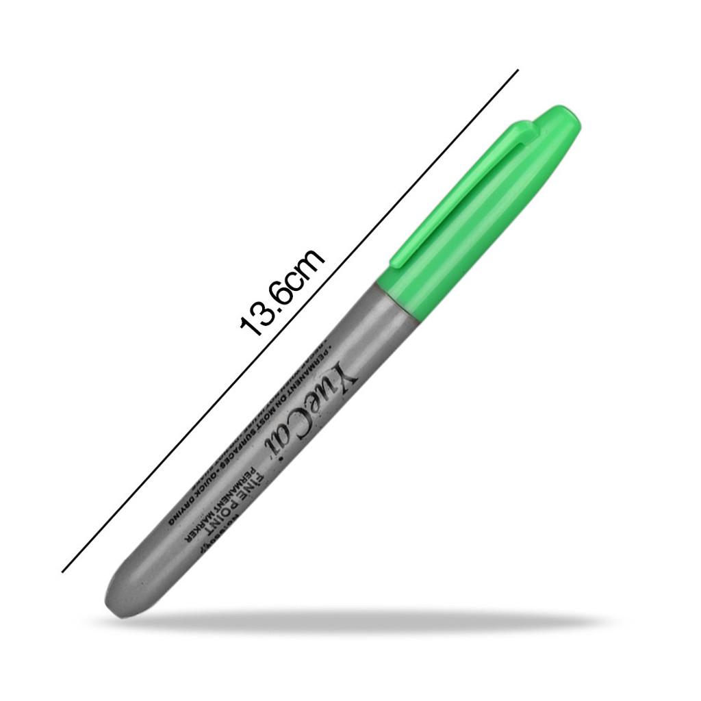 Piercing Skin Marker Dual-tip Pen Marking Scribe Tattoo Pen 12 Color Easy To Use