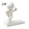 Humanoid Doorstop Burr-free Doorstop, 3D Printed Stable Door Stop, One-Piece Molding Heavy Base Stopper, Kicking Man Design Protects Walls Furniture