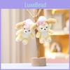 Teddy Plush Cute Bear Keychain Adorable Stuffed Animal Doll Bag Charm Accessory
