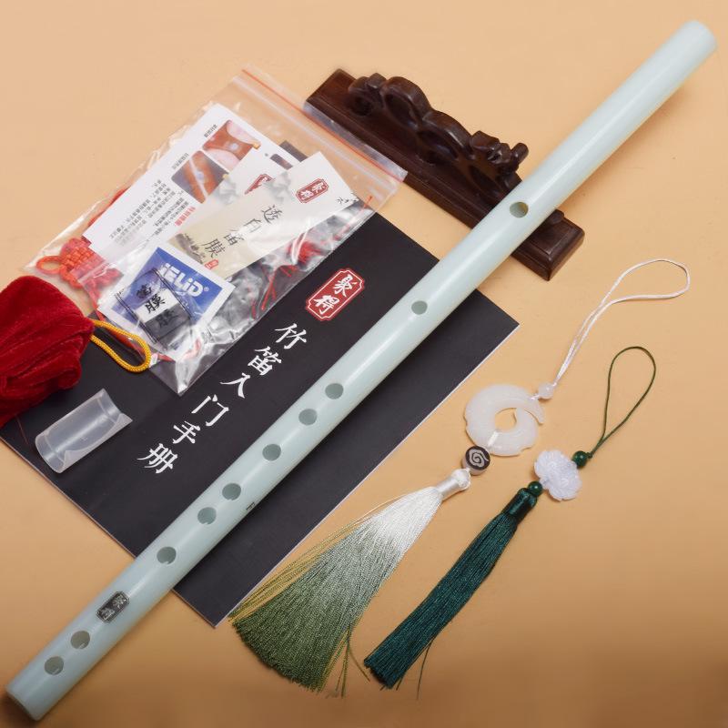 Профессиональная ударопрочная флейта из имитации нефрита, устойчивая к трещинам, для выступлений взрослых и студентов, тон F