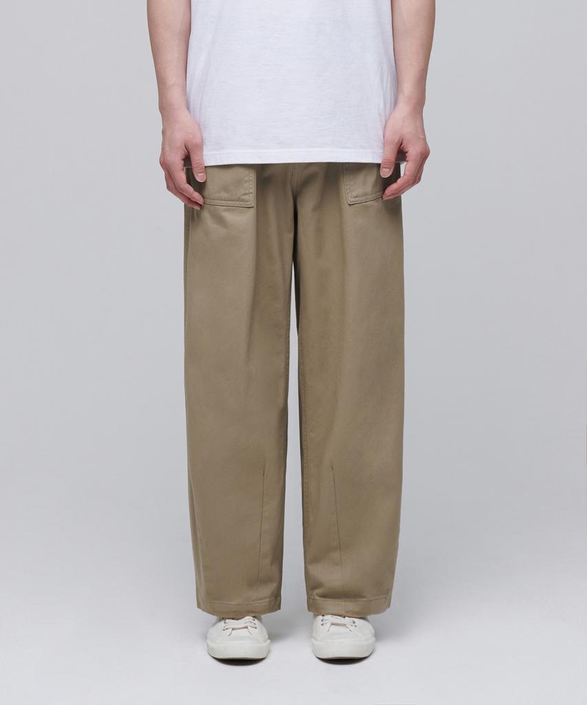 MUSINSA STANDARD Cotton Wide Fatigue Balloon Pants [Beige]