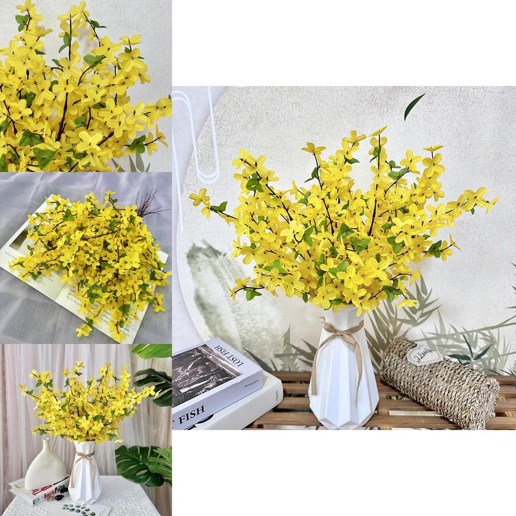 Winter Jasmine Wedding Artificial Flowers With Lifelike Design For Home Decor And Event Backdrops