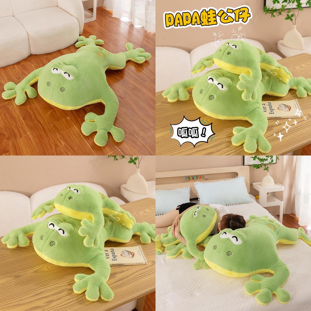 Large Frog Stuffed Animal Plush Toy For Home Decor And Comfort