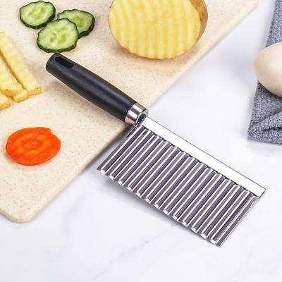 Многофункциональный волнистый рифленый нож для нарезки лука, картофеля, картофеля фри, салата