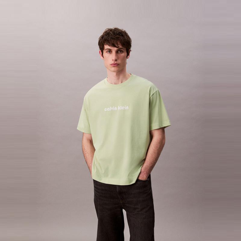 Calvin Klein T Shirts Men's Crew Neck Moderate 4RC292G