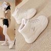 Fleece Thickened Snow Boots Women's 2025 Winter New Thick-soled Medium-top Cotton Boots Warm and Cold-proof Short Boots Women's 356-1