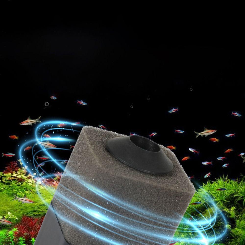Mute Bio Sponge Filter Black Bio Filtration Noiseless Foam Fish and Shrimp Tank Aerator Fish Tank