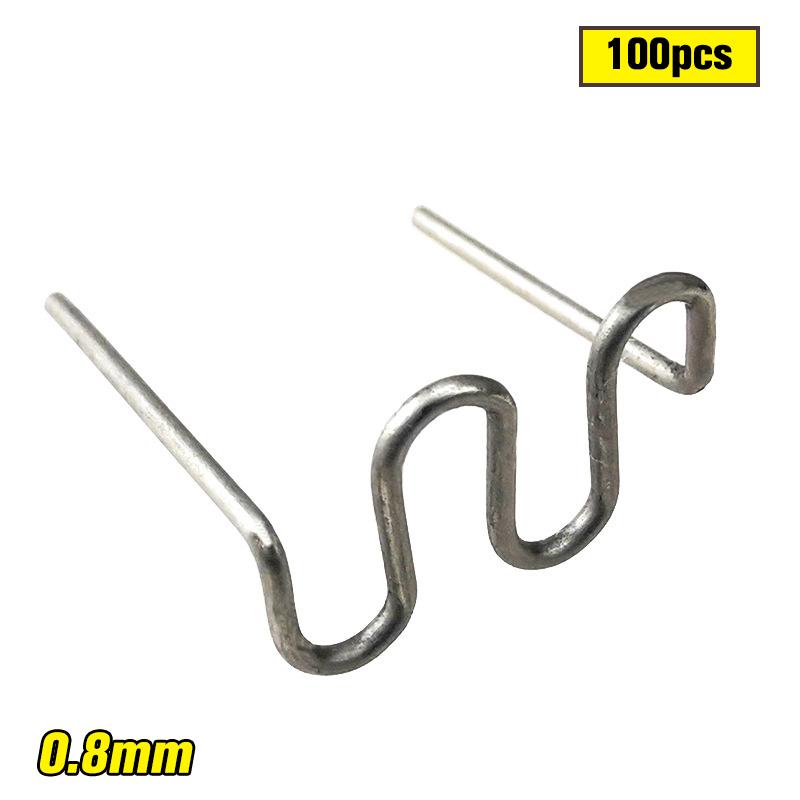 Ремонт бампера Скобы для степлера 0,6 мм 0,8 мм Нержавеющая сталь Волнистая сварочная проволока для аппарата для сварки пластика Паяльные инструменты