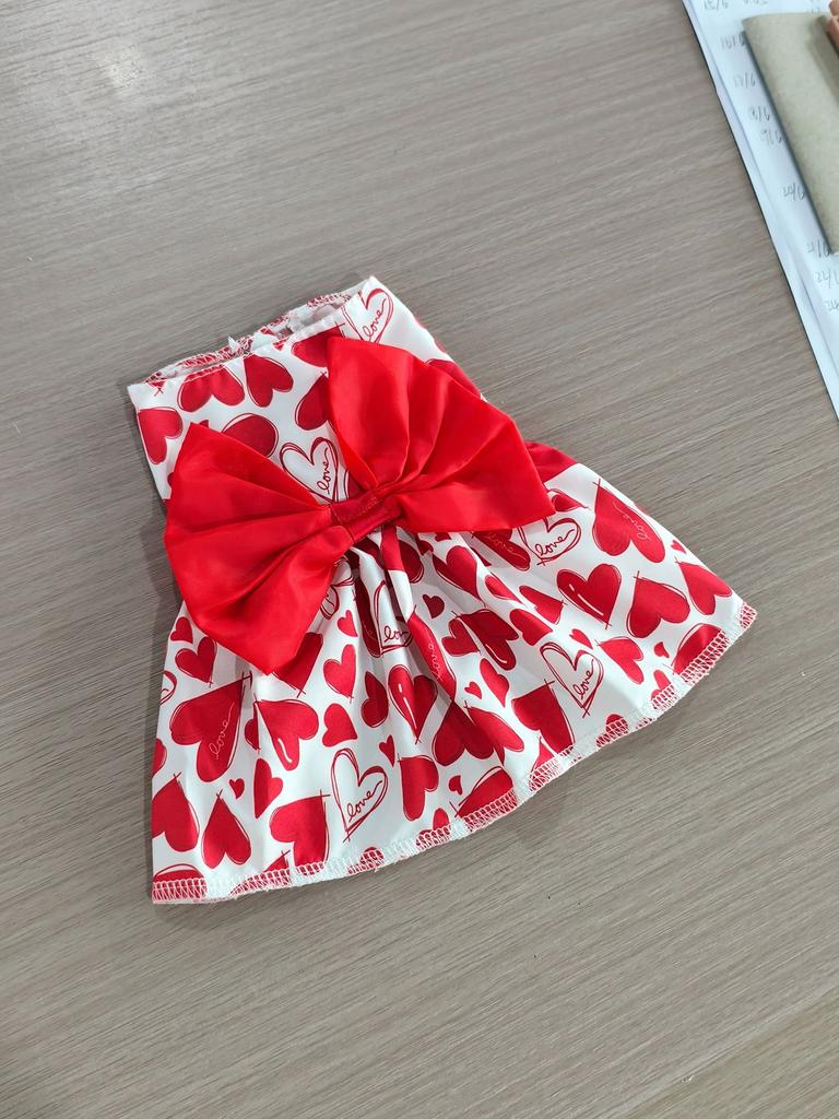 1 Pc Pet Summer Dress Cat & Dog Cute Floral Pattern Cool Skirt Valentine's Day and Wedding Dress