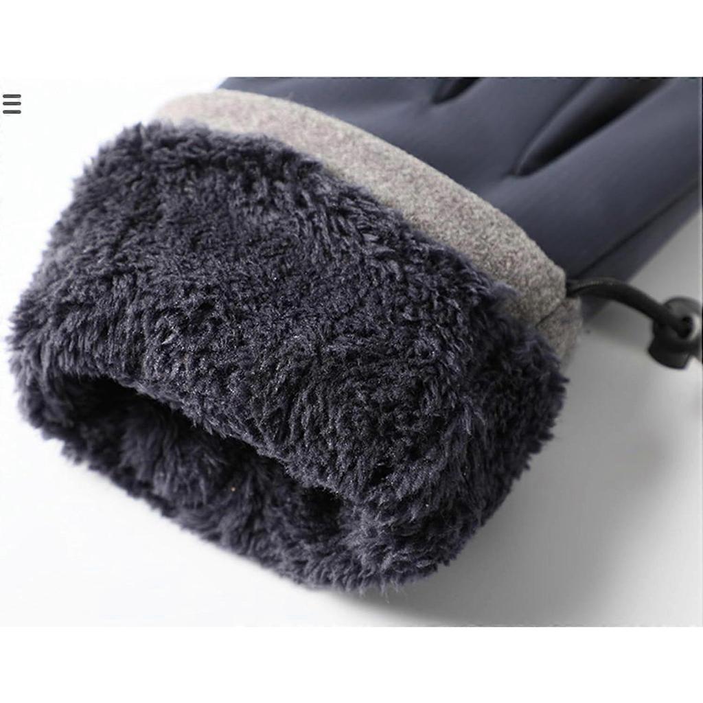 Winter Non-Slip Warm Ski-Gloves for Women Men Outdoor Plus-Velvet-Thickened