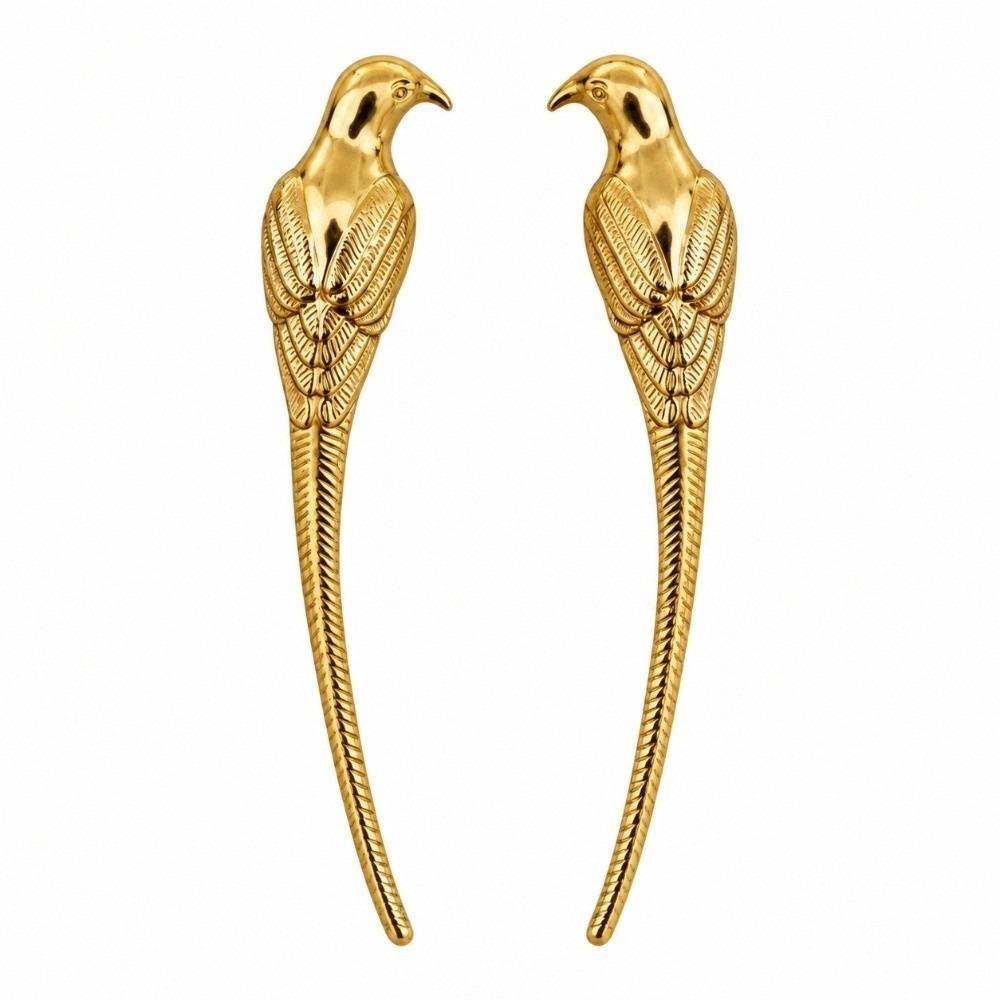 Magpie Shaped Drawer Knob Vintage Furniture Door Handle Bird Cabinet Pull Handle For Shoe Cabinet