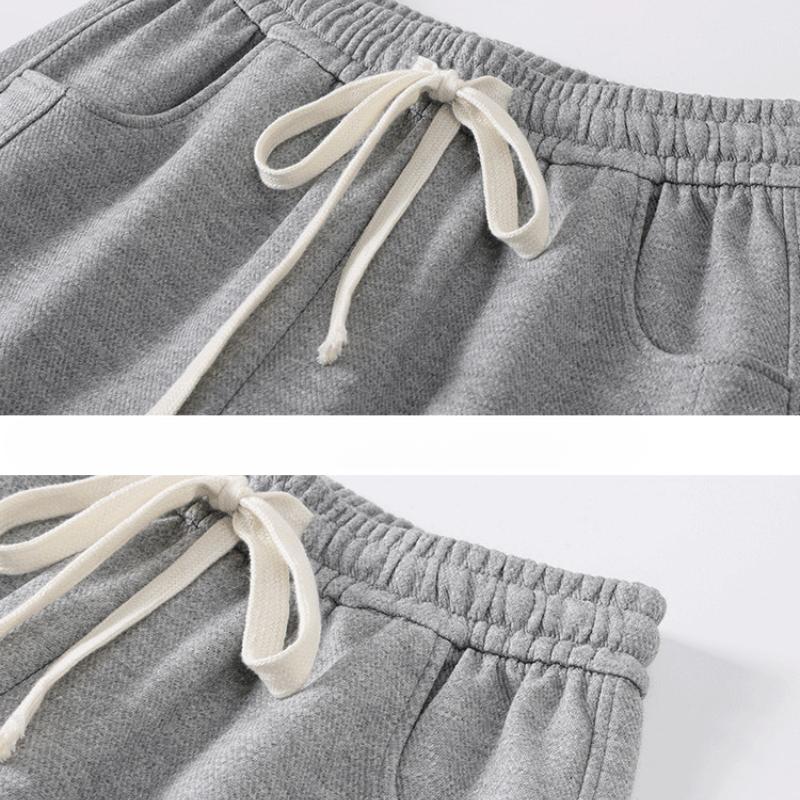 Women Autumn Loose Sport Pant Large Size High Waist Straight Casual Wide Leg Sweatpants Drawstring Running Dance Trousers