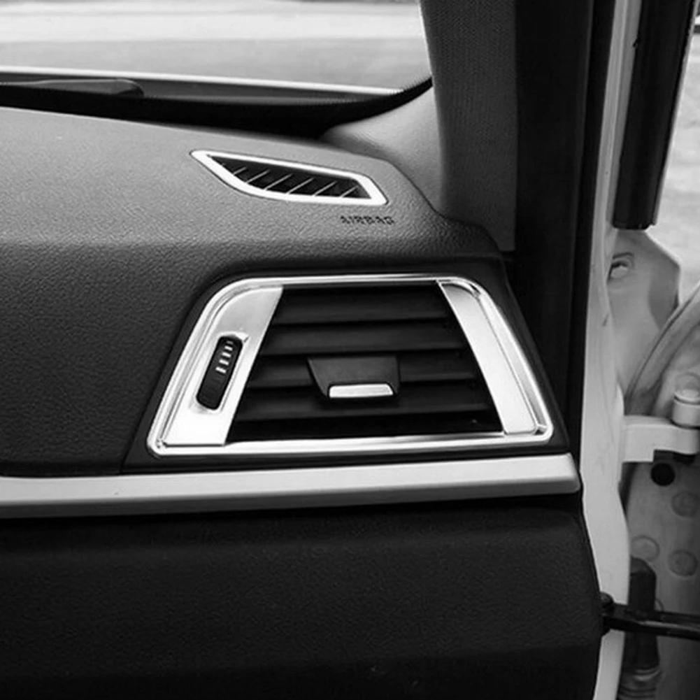 2 шт. наклейки на боковую крышку вентиляционного отверстия кондиционера из углеродного волокна для BMW 3 серии F30 2013 2014 2015 2016-2018