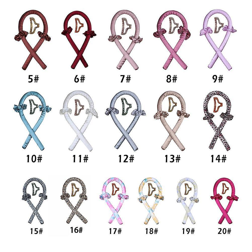 Heatless Curling Rod Headband No Heat Curls Ribbon Hair Rollers Sleeping Soft Headband Hair Curlers DIY Hair Styling Tools