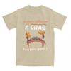 Смешной мем про крабовые рангуны Мужская женская футболка Смешной юмор Крабы Мемы Одежда Винтажная футболка Футболка Одежда