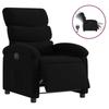 VidaXL Fauteuil inclinable électrique Noir Tissu, fauteuil électrique pour personnes âgées, fauteuil inclinable, fauteuil, 3203956