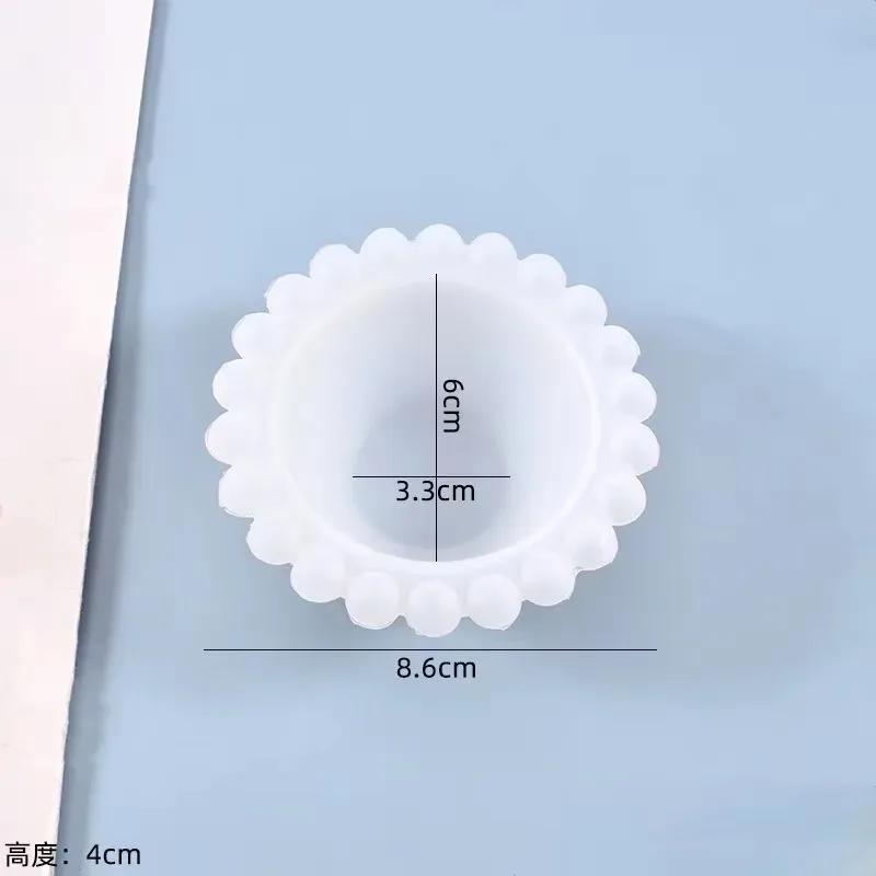 Handcraft Mold Silicone Mold for Resin Art Accessories Simple Handmade Molds Resin Mold Crystal Epoxy Silicone Mirror Lace Dish