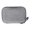 AI Voice Recorder Travel Case Water Proof EVA Shockproof Foam Large Capacity Carrying Bag for PLAUD NotePin Grey