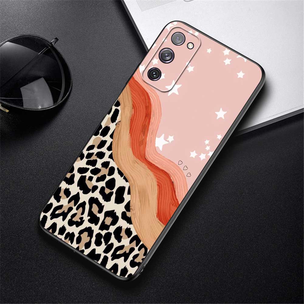Популярный чехол для телефона с леопардовым принтом для Samsung Galaxy S21 Ultra S20 FE S10 5G S9 Plus S10e S8 S7 EDGE A51 A50, чехол-капа
