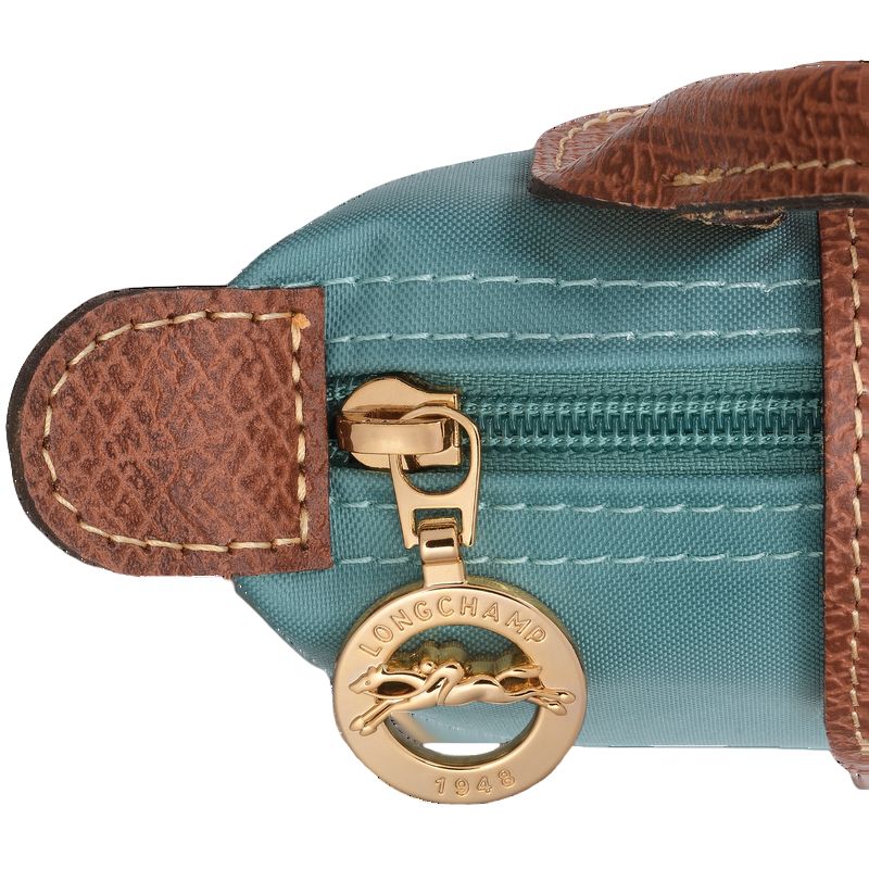Longchamp Le Pliage Original Series Сумка-тоут из нейлона на кнопке-молнии Женская сумка-тоут Эвкалипт 34175089P93