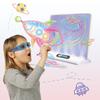 3D Magic Drawing Pad LED Light Colorful Space Ocean Dinosaur Painting Board Kids Educational Toys Grow Playmates Creative Gift