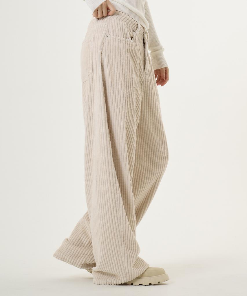 UNKNOWN PLANET Wide Corduroy Pants 2 Colors