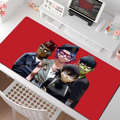 Коврик для мыши S-Gorillaz-ES Band Разные размеры Большой квадратный Компьютерный Офисный Игровой Настольные коврики Резиновые Противоскользящие коврики для мыши