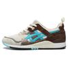 Up There x Gel Lyte 3 Kookaburra Мужские Кроссовки Кремовый Темно-коричневый 1201A970-100