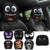 2 шт. Преувеличенная наволочка для автомобильной подушки Мультяшный чехол на подголовник автомобильного сиденья Хэллоуин Рождество Праздник