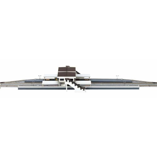 TOMYTEC TOMIX N Gauge Overpass Station, Modern Style 4033, Railway Model Supplies
