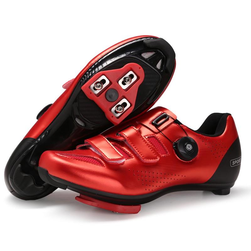 Unisex Cycling Shoes Road Bike Riding Lightweight Breathable Anti-Slip Sole With Cleat Compatibility
