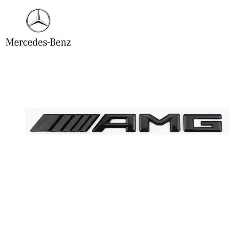 1pcs 3D Car Rear Trunk emblem Decal Letters Sticker For Mercedes Benz AMG A B C E G CLA W211 W203 W204 W210 W124 accessories GI7